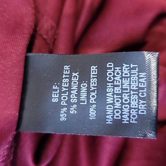 Formal Wine Red Gown - Picture 8 of 8